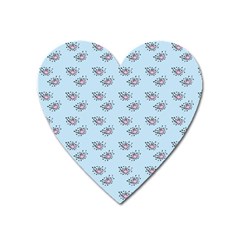 Zodiac Bat Pink Blue Heart Magnet by snowwhitegirl