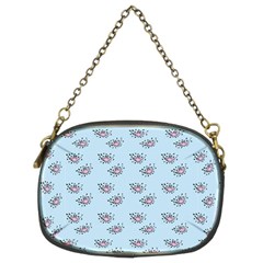 Zodiac Bat Pink Blue Chain Purse (two Sides) by snowwhitegirl