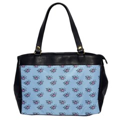 Zodiac Bat Pink Blue Oversize Office Handbag by snowwhitegirl