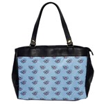 Zodiac Bat Pink Blue Oversize Office Handbag Front