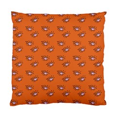 Zodiac Bat Pink Orange Standard Cushion Case (two Sides) by snowwhitegirl