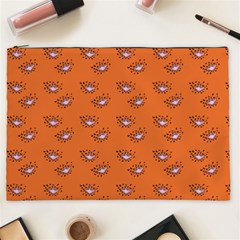 Zodiac Bat Pink Orange Cosmetic Bag (xxl) by snowwhitegirl