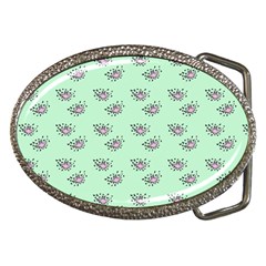 Zodiac Bat Pink Mint Belt Buckles