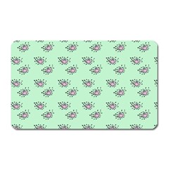 Zodiac Bat Pink Mint Magnet (rectangular) by snowwhitegirl