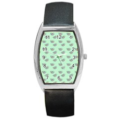 Zodiac Bat Pink Mint Barrel Style Metal Watch