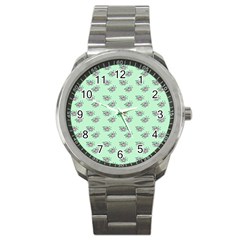 Zodiac Bat Pink Mint Sport Metal Watch