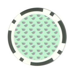 Zodiac Bat Pink Mint Poker Chip Card Guard (10 pack)