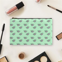 Zodiac Bat Pink Mint Cosmetic Bag (Medium)