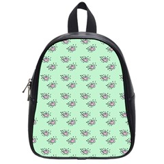 Zodiac Bat Pink Mint School Bag (Small)