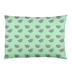 Zodiac Bat Pink Mint Pillow Case (Two Sides)