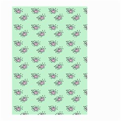 Zodiac Bat Pink Mint Small Garden Flag (Two Sides)