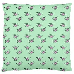 Zodiac Bat Pink Mint Large Cushion Case (One Side)