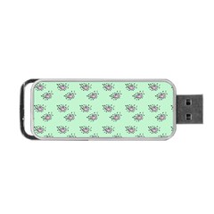 Zodiac Bat Pink Mint Portable Usb Flash (one Side) by snowwhitegirl