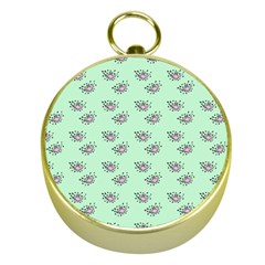 Zodiac Bat Pink Mint Gold Compasses