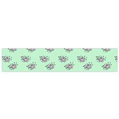 Zodiac Bat Pink Mint Small Flano Scarf by snowwhitegirl