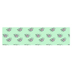 Zodiac Bat Pink Mint Satin Scarf (oblong) by snowwhitegirl