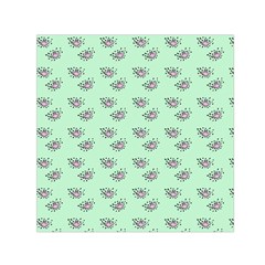 Zodiac Bat Pink Mint Small Satin Scarf (Square)