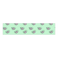 Zodiac Bat Pink Mint Velvet Scrunchie