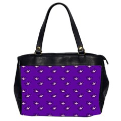 Zodiac Bat Pink Purple Oversize Office Handbag (2 Sides) by snowwhitegirl