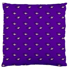 Zodiac Bat Pink Purple Large Cushion Case (one Side) by snowwhitegirl