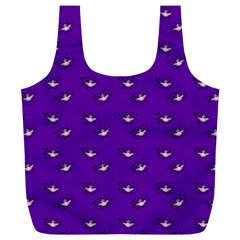 Zodiac Bat Pink Purple Full Print Recycle Bag (xl) by snowwhitegirl