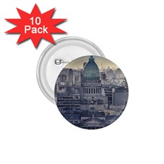 Buenos Aires Argentina Cityscape Aerial View 1 75  Buttons (10 Pack)