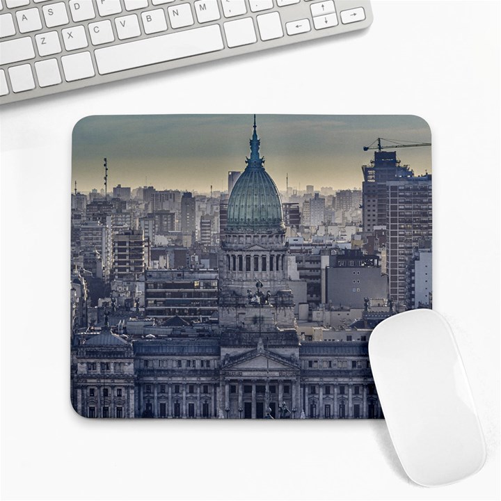 Buenos Aires Argentina Cityscape Aerial View Large Mousepads