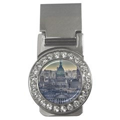 Buenos Aires Argentina Cityscape Aerial View Money Clips (cz)  by dflcprintsclothing