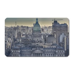 Buenos Aires Argentina Cityscape Aerial View Magnet (rectangular) by dflcprintsclothing