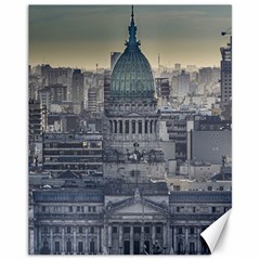 Buenos Aires Argentina Cityscape Aerial View Canvas 11  X 14  by dflcprintsclothing