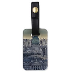 Buenos Aires Argentina Cityscape Aerial View Luggage Tag (one Side)