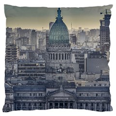 Buenos Aires Argentina Cityscape Aerial View Large Cushion Case (one Side)