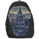 Buenos Aires Argentina Cityscape Aerial View Backpack Bag Front