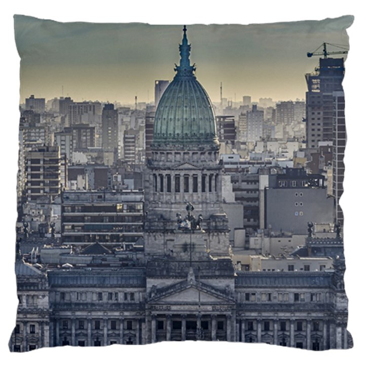 Buenos Aires Argentina Cityscape Aerial View Standard Flano Cushion Case (Two Sides)