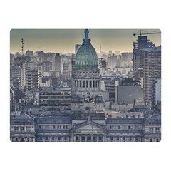 Buenos Aires Argentina Cityscape Aerial View Double Sided Flano Blanket (mini)  by dflcprintsclothing