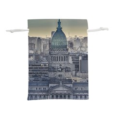 Buenos Aires Argentina Cityscape Aerial View Lightweight Drawstring Pouch (m) by dflcprintsclothing