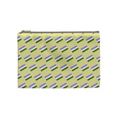 Genderqueer Flag Pattern Cosmetic Bag (medium)