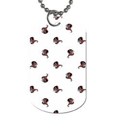 Ugly Monster Fish Drawing Dog Tag (one Side)