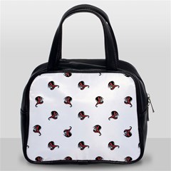 Ugly Monster Fish Drawing Classic Handbag (two Sides) by dflcprintsclothing