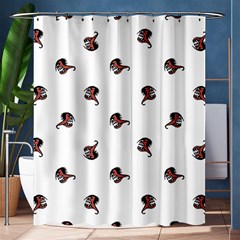 Ugly Monster Fish Drawing Shower Curtain 60  X 72  (medium) 