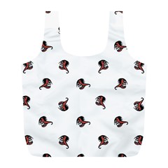 Ugly Monster Fish Drawing Full Print Recycle Bag (l) by dflcprintsclothing