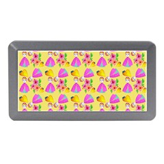 Girl With Hood Cape Heart Lemon Pattern Yellow Memory Card Reader (mini) by snowwhitegirl