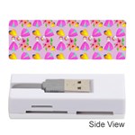 Girl With Hood Cape Heart Lemon Pattern Lilac Memory Card Reader (Stick) Front