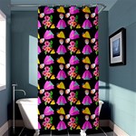 Girl With Hood Cape Heart Lemon Pattern Black Shower Curtain 36  x 72  (Stall)  Curtain(36 X72 ) - 33.26 x66.24  Curtain(36 X72 )