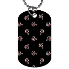 Ugly Monster Fish Motif Print Pattern Dog Tag (one Side) by dflcprintsclothing