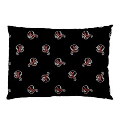 Ugly Monster Fish Motif Print Pattern Pillow Case by dflcprintsclothing