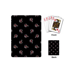 Ugly Monster Fish Motif Print Pattern Playing Cards Single Design (mini)