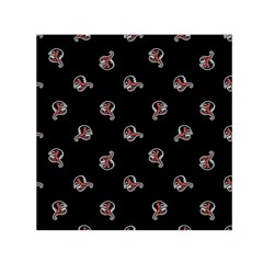 Ugly Monster Fish Motif Print Pattern Small Satin Scarf (square) by dflcprintsclothing