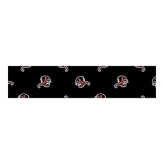 Ugly Monster Fish Motif Print Pattern Velvet Scrunchie