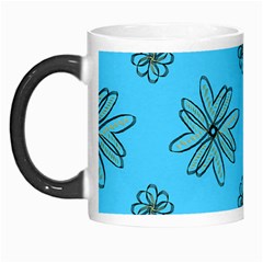 Blue Repeat Pattern Morph Mugs by emmamatrixworm